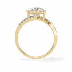 2.75 Carat Pear Cut Signature Wear Ring - Image 8