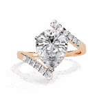 2.75 Carat Pear Cut Signature Wear Ring - Image 10