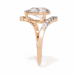 2.75 Carat Pear Cut Signature Wear Ring - Image 11