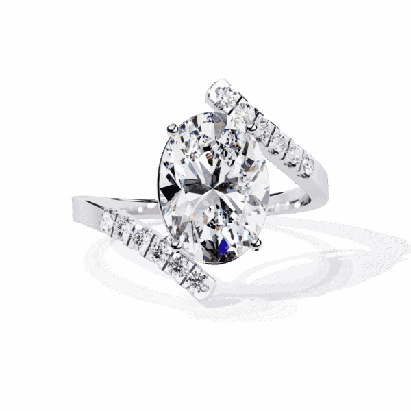 2.5 Carat Oval Cut Signature Wear Ring