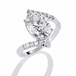 2.5 Carat Oval Cut Signature Wear Ring - Image 2