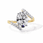 2.5 Carat Oval Cut Signature Wear Ring - Image 5