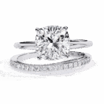 2.5 Carat Cushion Cut Signature Wear Ring