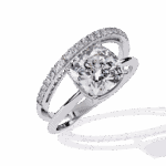2.5 Carat Cushion Cut Signature Wear Ring - Image 2