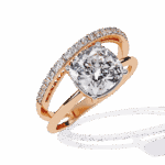 2.5 Carat Cushion Cut Signature Wear Ring - Image 10