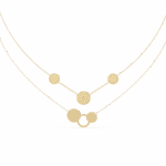 0.4 Carat Dual Orbit Diamond Necklace - Image 6