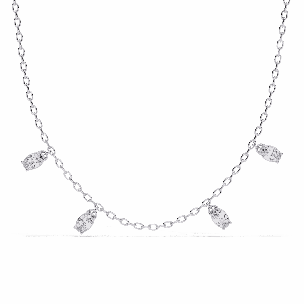 1.5 Carat Floating Diamond Necklace  Image 1