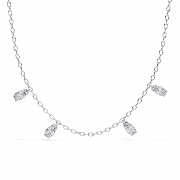 1.5 Carat Floating Diamond Necklace