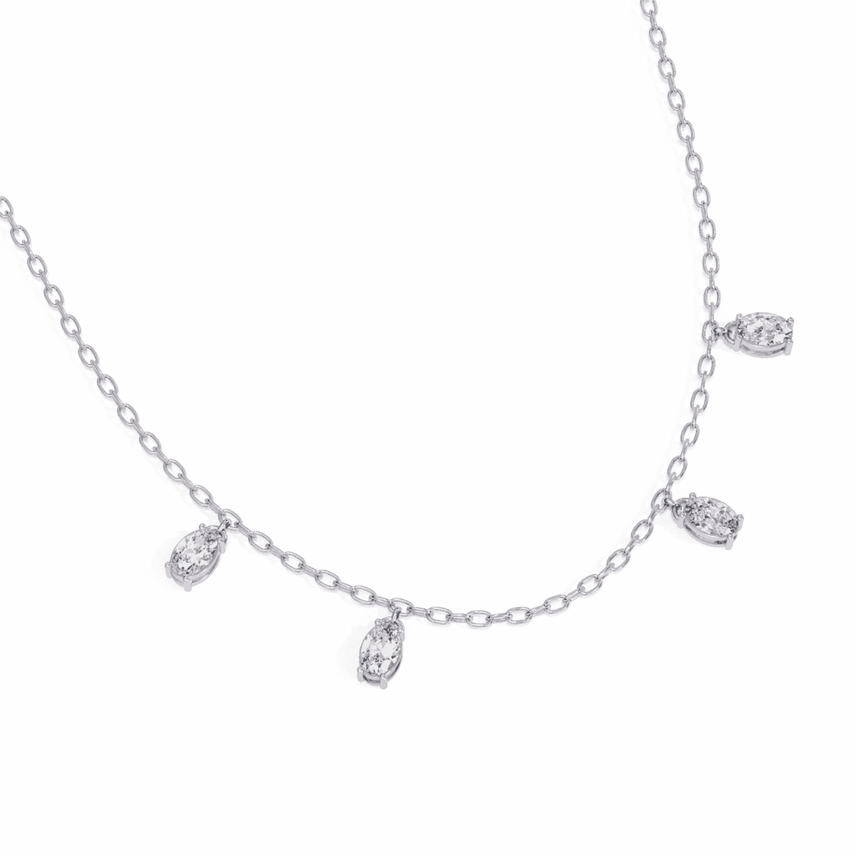1.5 Carat Floating Diamond Necklace  Image 2
