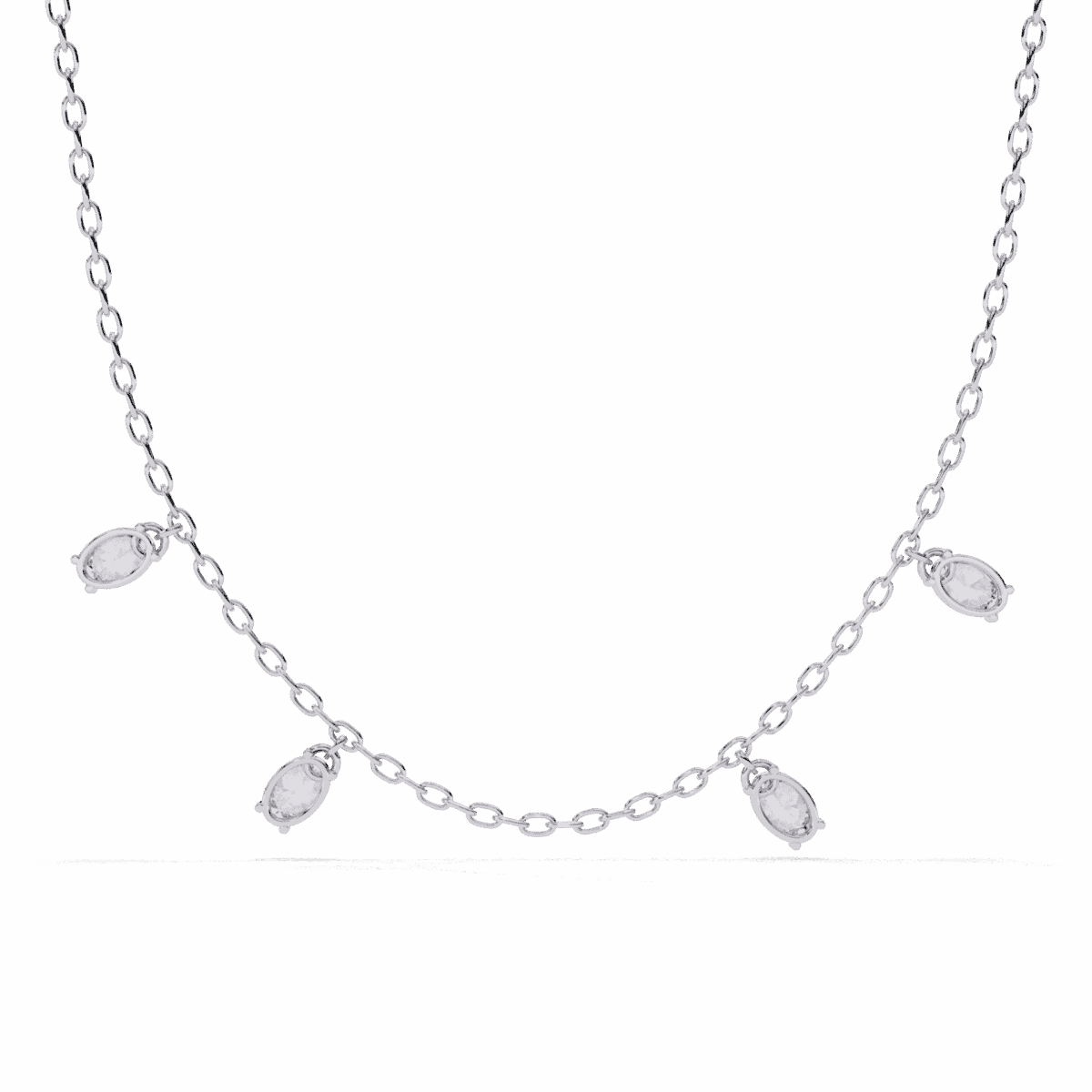 1.5 Carat Floating Diamond Necklace  Image 3