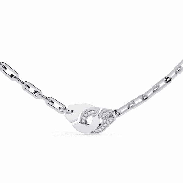 0.2 Carat Modern Link Diamond Necklace