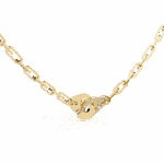 0.2 Carat Modern Link Diamond Necklace - Image 3