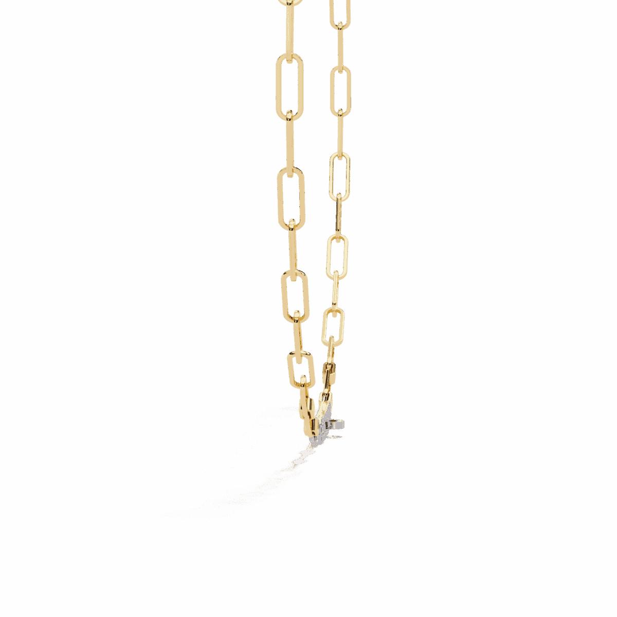 0.4 Carat Diamond Chain Bar Necklace  Image 7