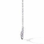 0.9 Carat Bow Curve Diamond Necklace - Image 3