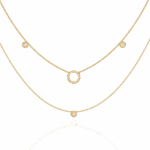 0.5 Carat Double Layer Diamond Necklace - Image 7