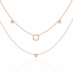 0.5 Carat Double Layer Diamond Necklace - Image 11