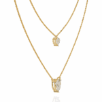 1.5 Carat Twin Pear Diamond Necklace - Image 6