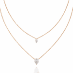 1.5 Carat Twin Pear Diamond Necklace - Image 9