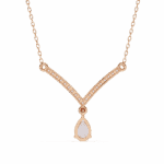 0.5 Carat V-Drop Ambrosia Necklace - Image 5