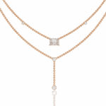1.75 Carat Radiant Drop Layer Necklace - Image 9