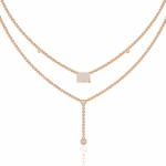 1.75 Carat Radiant Drop Layer Necklace - Image 11