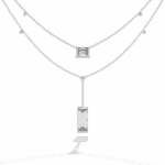 5.5 Carat Emerald Cascade Necklace