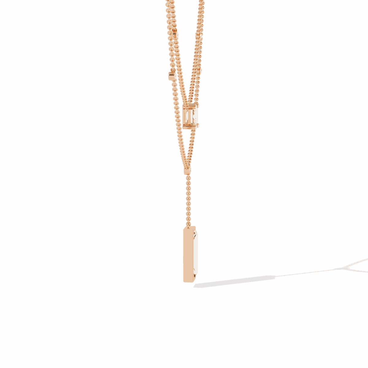 5.5 Carat Emerald Cascade Necklace  Image 7