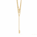 3.5 Carat Princess Drop Diamond Necklace - Image 6