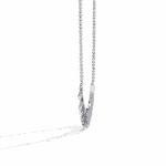 0.3 Carat Linear Bar Diamond Necklace - Image 3