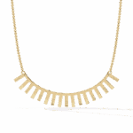 0.3 Carat Linear Bar Diamond Necklace - Image 5