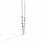 0.5 Carat Wave Diamond Necklace - Image 4