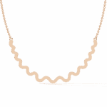 0.5 Carat Wave Diamond Necklace - Image 9