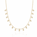 0.9 Carat Petite Drop Diamond Necklace - Image 6