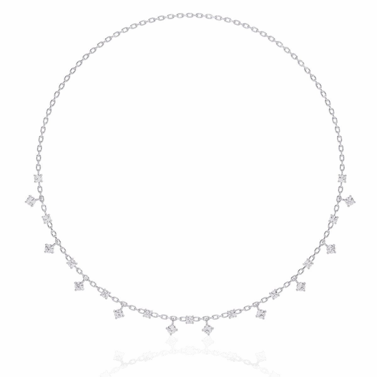 0.8 Carat Princess Collar Necklace  Image 1