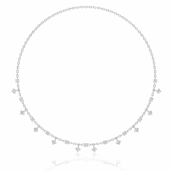 0.8 Carat Princess Collar Necklace
