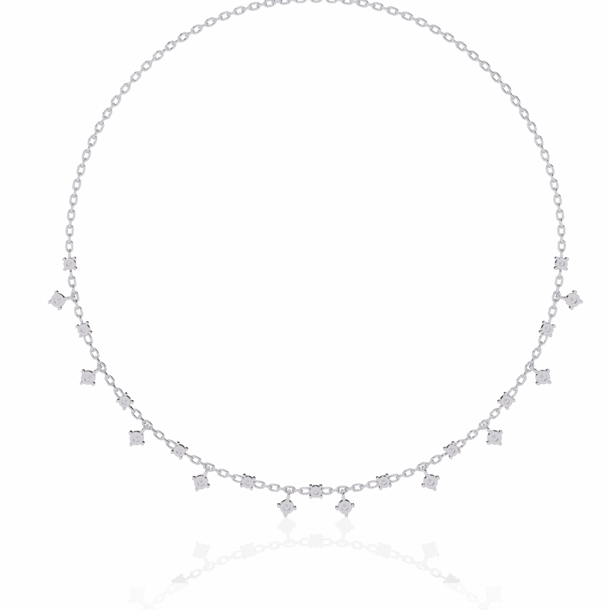 0.8 Carat Princess Collar Necklace  Image 3