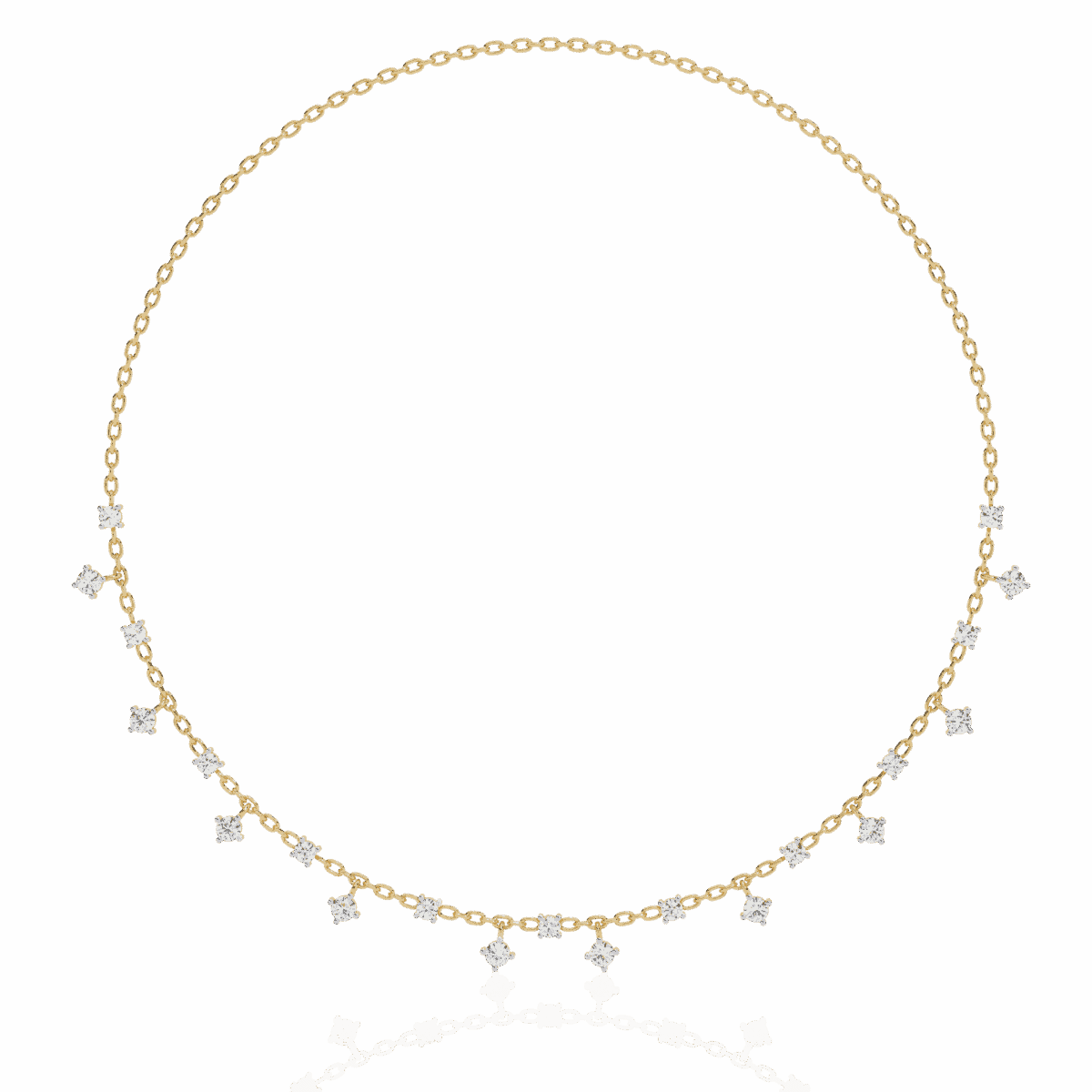 0.8 Carat Princess Collar Necklace  Image 5