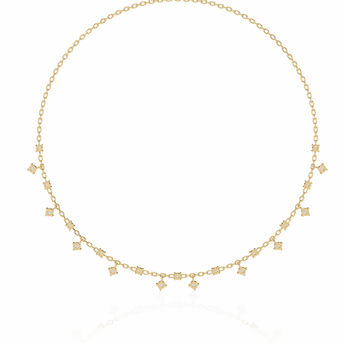 0.8 Carat Princess Collar Necklace  Image 7