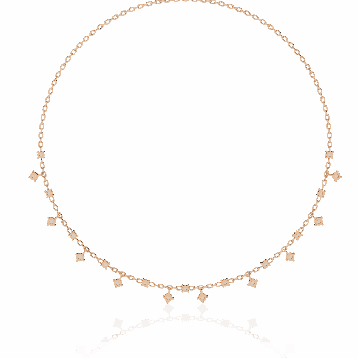 0.8 Carat Princess Collar Necklace  Image 11