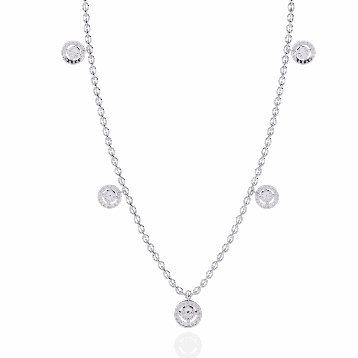 4.75 Carat Solitaire Drop Diamond Necklace  Image 3