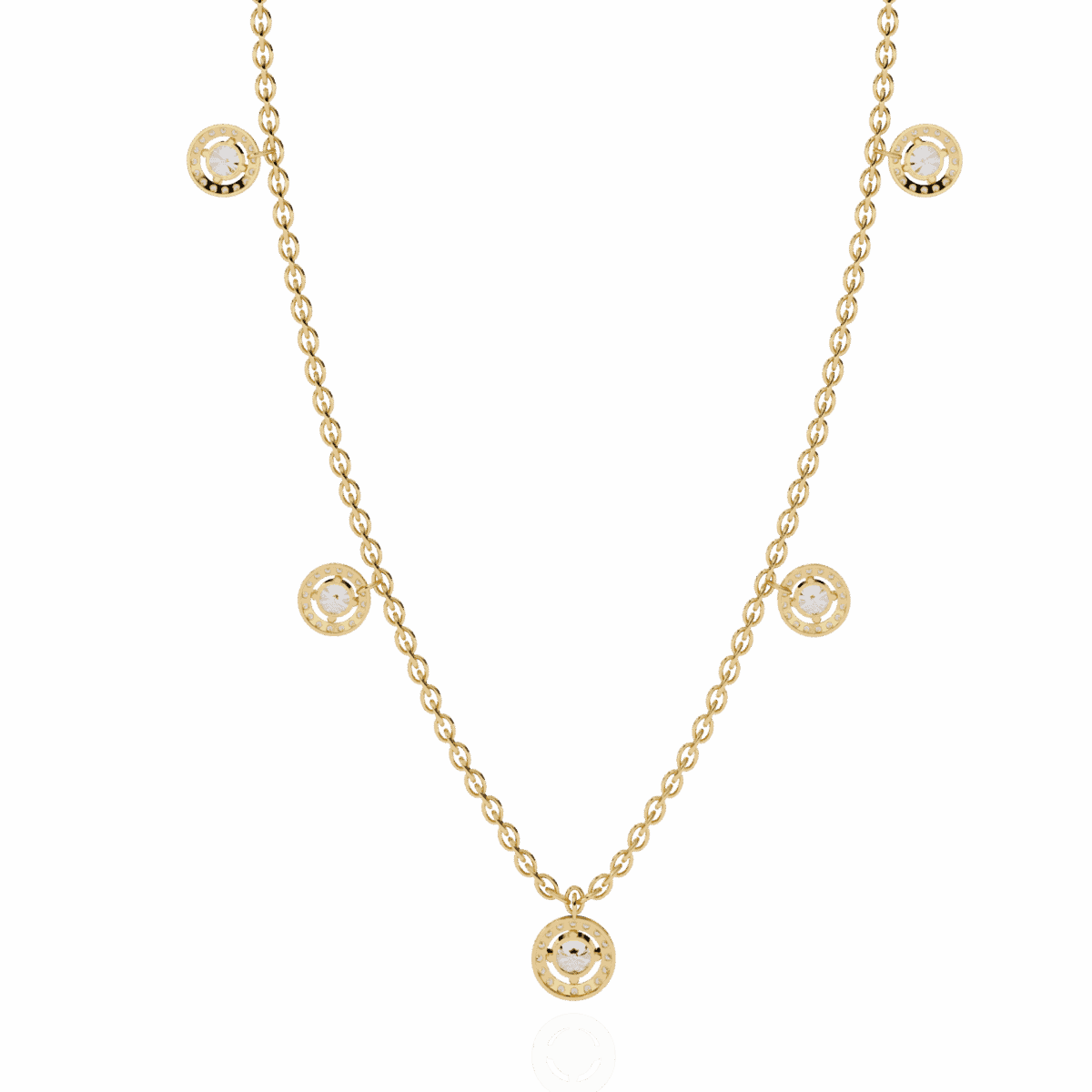 4.75 Carat Solitaire Drop Diamond Necklace  Image 7