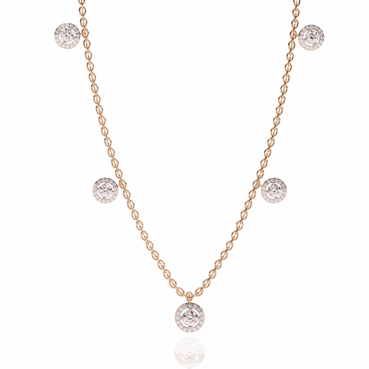 4.75 Carat Solitaire Drop Diamond Necklace  Image 9