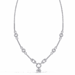 5.75 Carat Ambrosia Halo Necklace