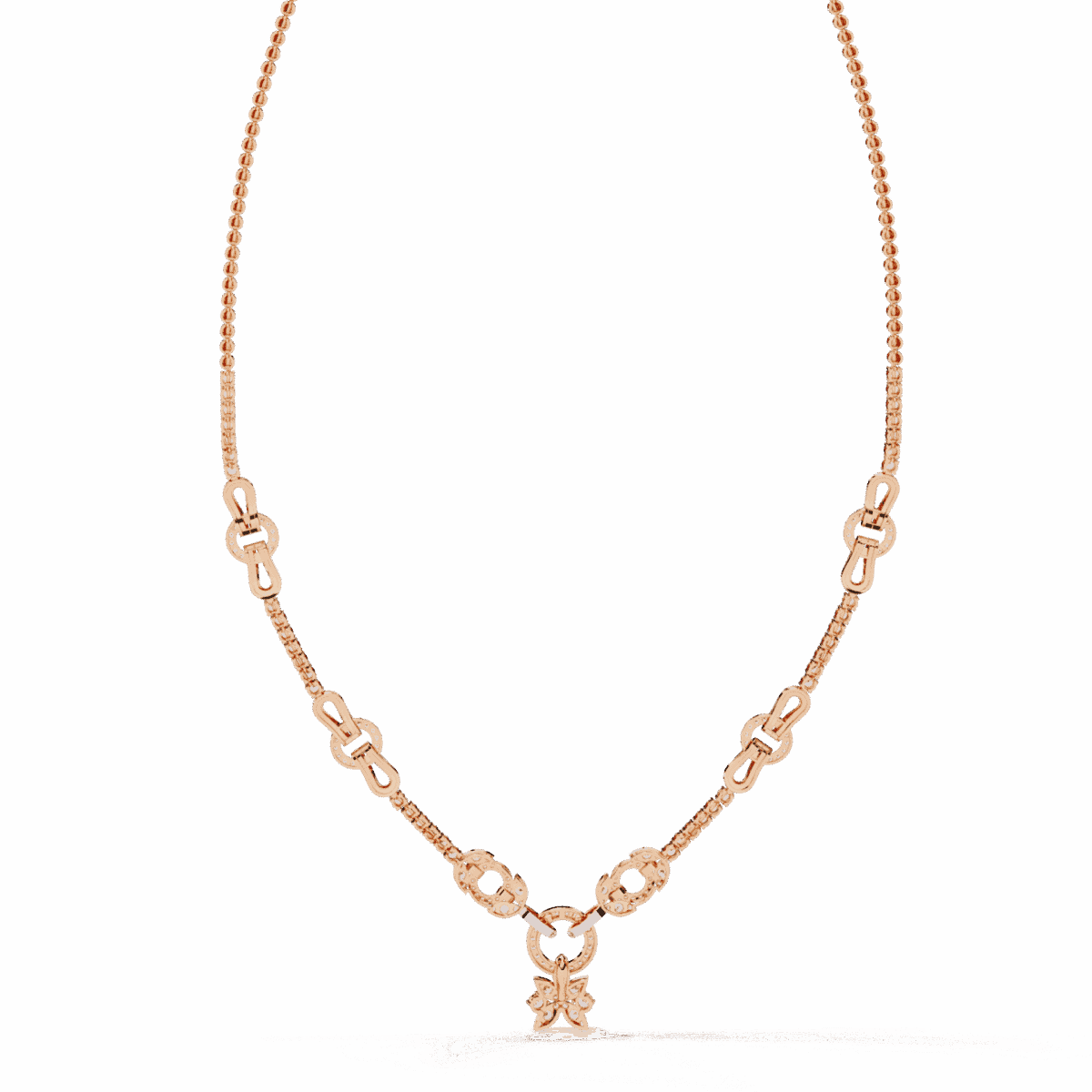 5.75 Carat Ambrosia Halo Necklace  Image 8