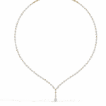 4.5 Carat The Classic Round Drop Tennis Necklace - Image 5