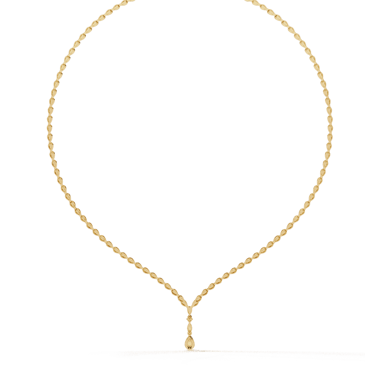 4.5 Carat The Classic Round Drop Tennis Necklace  Image 7