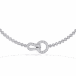 6.5 Carat Diamond Buckle Necklace