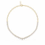 1.25 Carat The Celeste Round Diamond Tennis Necklace - Image 4