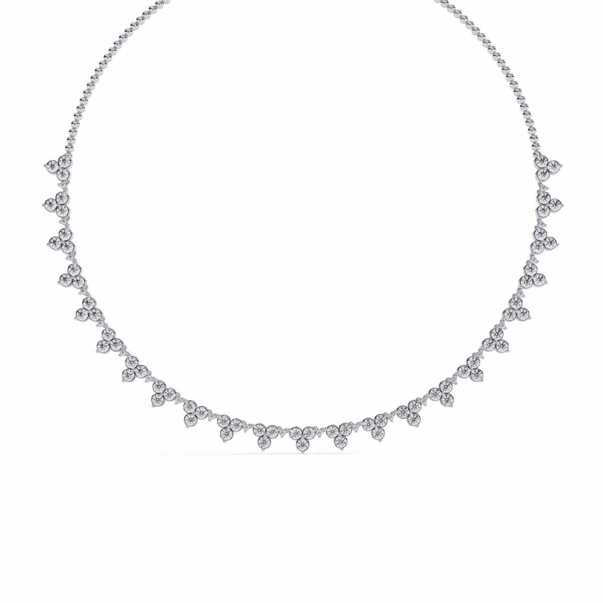 2 Carat The Vienna Round Diamond Tennis Necklace  Image 2