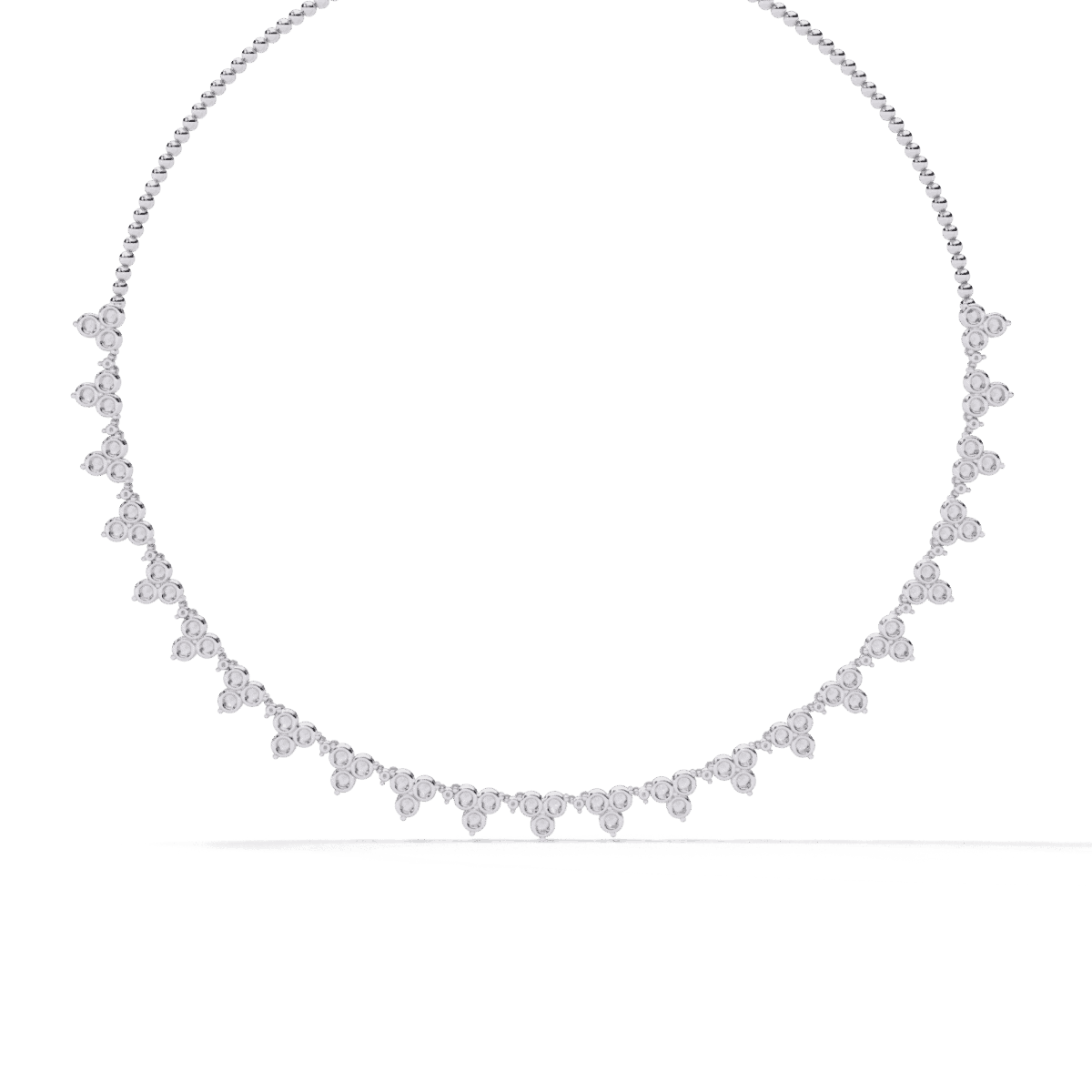 2 Carat The Vienna Round Diamond Tennis Necklace  Image 3